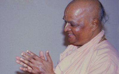 A private darshan with Srila Gour Govinda Swami Maharaja